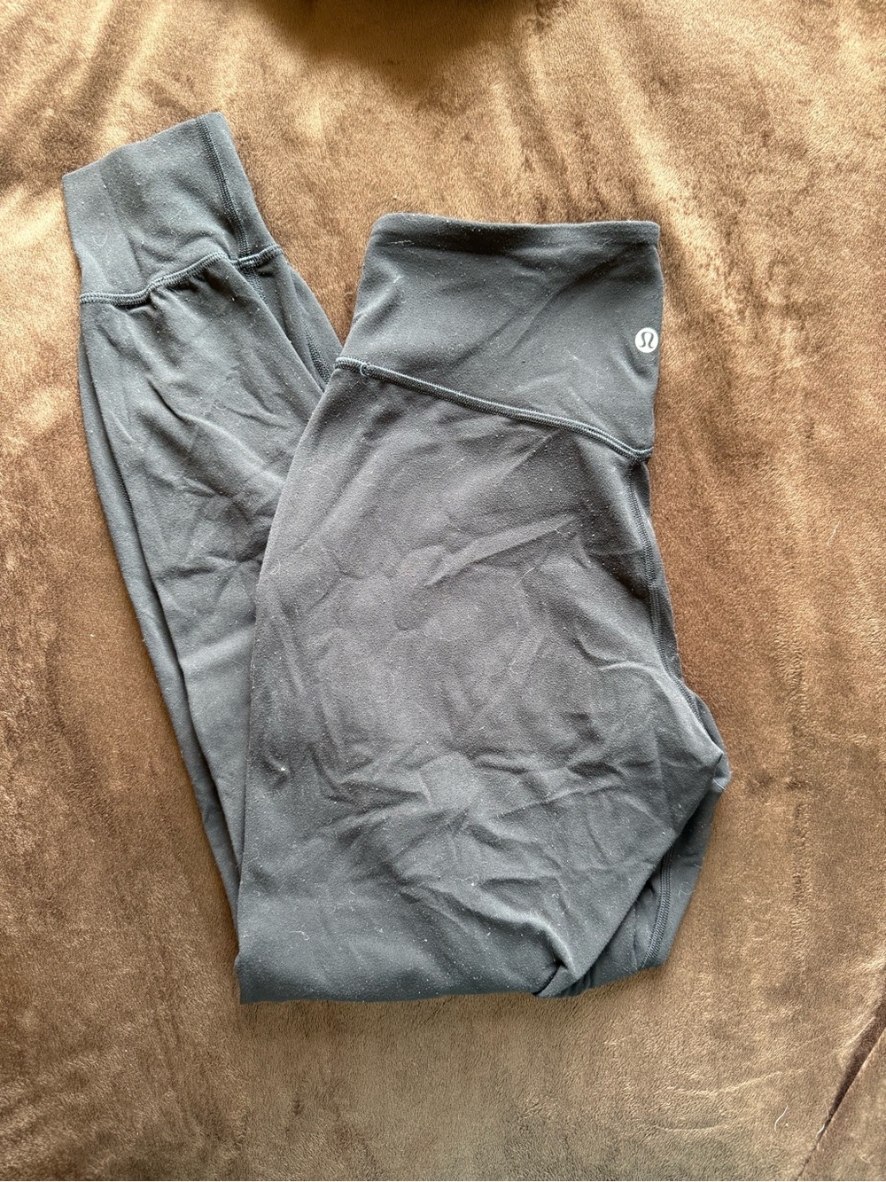 lululemon black align joggers size 6